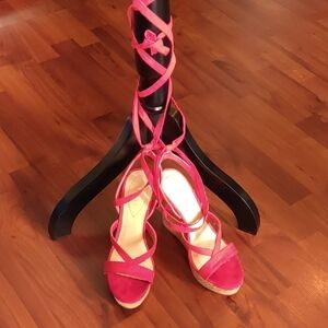Women's Pink Strappy Sandals